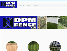 Tablet Screenshot of dpmfenceco.com